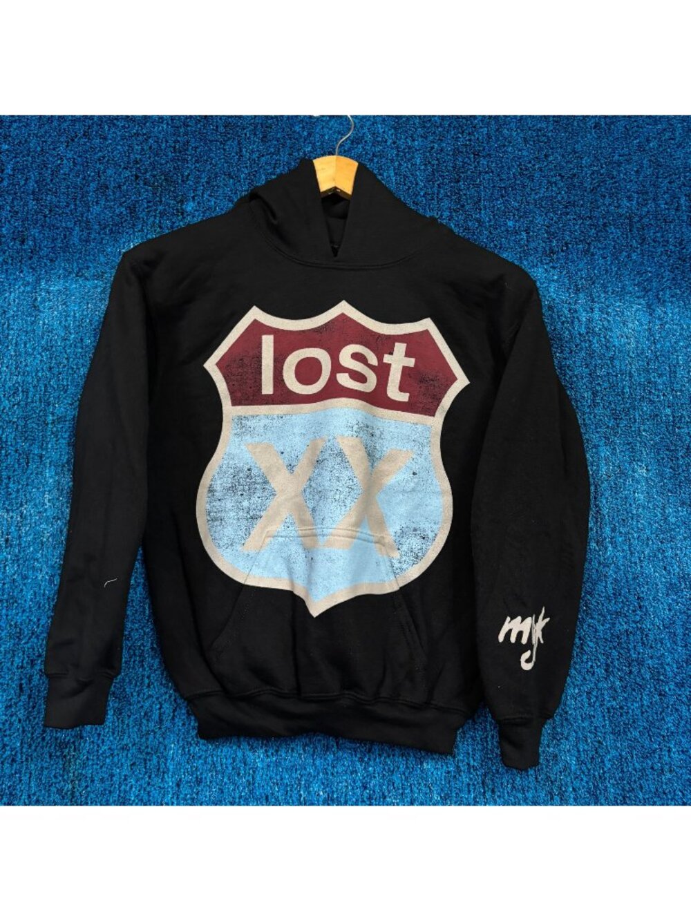 Machine Gun Kelly Lost Americana Graphic Hoodie Size Extra Small